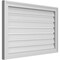 Ekena Millwork Vertical Surface Mount PVC Gable Vent: Functional, w/ 2"W x 1-1/2"P Brickmould Frame, 34"W x 22"H GVPVE34X2202SF - alternate 2